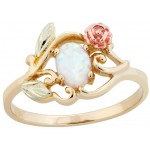 Opal and Rose Ladies' Ring - by Landstrom's